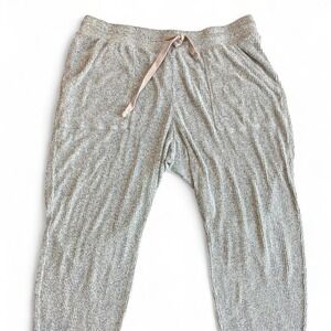 Grey Express ribbed joggers